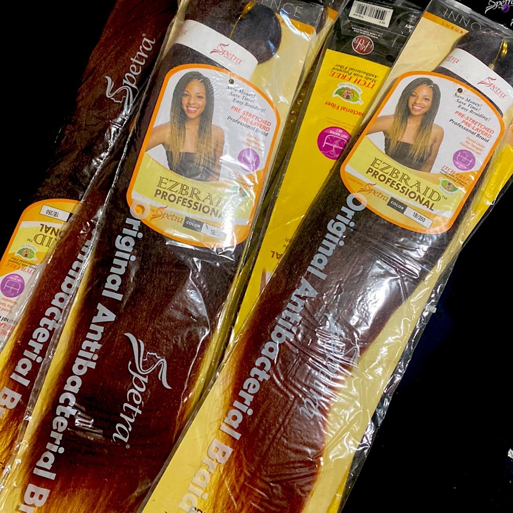 10 packs of braiding hair!!